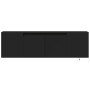 Mueble de TV de pared con luces LED negro 135x31x39,5 cm de , Muebles TV - Ref: Foro24-852384, Precio: 94,15 €, Descuento: %