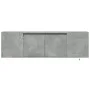 TV-Wandmöbel mit LED-Lichtern in Betongrau, 135x31x39,5 cm. von , TV-Möbel - Ref: Foro24-852386, Preis: 83,28 €, Rabatt: %