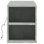 TV-Wandmöbel mit LED-Lichtern in Betongrau, 135x31x39,5 cm. von , TV-Möbel - Ref: Foro24-852386, Preis: 83,28 €, Rabatt: %