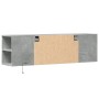 TV-Wandmöbel mit LED-Lichtern in Betongrau, 135x31x39,5 cm. von , TV-Möbel - Ref: Foro24-852386, Preis: 84,45 €, Rabatt: %