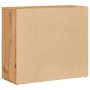 Aparador madera de ingeniería roble artesanal 80x33x70 cm de , Aparadores - Ref: Foro24-857076, Precio: 97,60 €