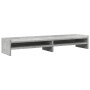 Soporte de monitor madera ingeniería gris hormigón 100x24x16 cm by , Computer bases and risers - Ref: Foro24-854727, Price: 3...