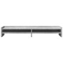 Soporte de monitor madera ingeniería gris hormigón 100x24x16 cm by , Computer bases and risers - Ref: Foro24-854727, Price: 3...