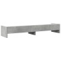 Soporte de monitor madera ingeniería gris hormigón 100x24x16 cm by , Computer bases and risers - Ref: Foro24-854727, Price: 3...