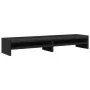 Soporte de monitor madera ingeniería negro 100x24x16 cm by , Computer bases and risers - Ref: Foro24-854725, Price: 40,16 €, ...