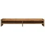 Soporte de monitor madera ingeniería envejecido 100x24x16 cm by , Computer bases and risers - Ref: Foro24-854731, Price: 33,8...