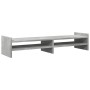 Soporte de pantalla madera ingeniería gris hormigón 100x27x20cm by , Computer bases and risers - Ref: Foro24-854790, Price: 2...