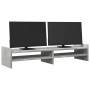 Soporte de pantalla madera ingeniería gris hormigón 100x27x20cm by , Computer bases and risers - Ref: Foro24-854790, Price: 2...