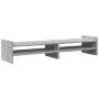 Soporte de pantalla madera ingeniería gris Sonoma 100x27x20 cm by , Computer bases and risers - Ref: Foro24-854792, Price: 30...