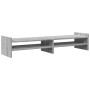 Soporte de pantalla madera ingeniería gris Sonoma 100x27x20 cm by , Computer bases and risers - Ref: Foro24-854792, Price: 30...