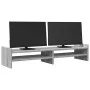 Soporte de pantalla madera ingeniería gris Sonoma 100x27x20 cm by , Computer bases and risers - Ref: Foro24-854792, Price: 30...