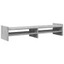 Soporte de pantalla madera ingeniería gris Sonoma 100x27x20 cm by , Computer bases and risers - Ref: Foro24-854792, Price: 30...