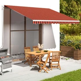 Spare fabric for orange and brown awning 4x3.5 m by , Awnings - Ref: Foro24-311958, Price: 62,48 €, Discount: %