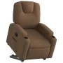 Sillón eléctrico reclinable elevable de tela marrón de , Sillones - Ref: Foro24-3204396, Precio: 326,40 €, Descuento: %