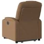 Sillón eléctrico reclinable elevable de tela marrón de , Sillones - Ref: Foro24-3204396, Precio: 326,40 €, Descuento: %
