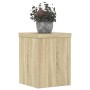 Pflanzenständer 2 Stück Eichenholz Sonoma 15x15x20 cm von , Topfständer - Ref: Foro24-852890, Preis: 23,56 €, Rabatt: %