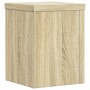 Pflanzenständer 2 Stück Eichenholz Sonoma 15x15x20 cm von , Topfständer - Ref: Foro24-852890, Preis: 23,56 €, Rabatt: %