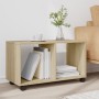 Rollschrank aus Sonoma-Eichen-Ingenieurholz mit Rädern, 72x33x42,5 cm. von , Seitentische - Ref: Foro24-853139, Preis: 37,87 ...