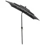 3-tier parasol with anthracite aluminum pole 2x2 m by vidaXL, Umbrellas - Ref: Foro24-313846, Price: 64,92 €, Discount: %
