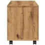 Armario con ruedas madera ingeniería artisian 72x33x42,5 cm by , Side tables - Ref: Foro24-853145, Price: 49,65 €, Discount: %