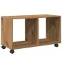 Armario con ruedas madera ingeniería artisian 72x33x42,5 cm by , Side tables - Ref: Foro24-853145, Price: 49,65 €, Discount: %