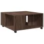 Mesa de centro madera de ingeniería marrón roble 80x80x40 cm by , Coffee table - Ref: Foro24-853179, Price: 80,49 €, Discount: %