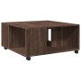 Mesa de centro madera de ingeniería marrón roble 80x80x40 cm by , Coffee table - Ref: Foro24-853179, Price: 81,74 €, Discount: %