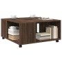 Mesa de centro madera de ingeniería marrón roble 80x80x40 cm by , Coffee table - Ref: Foro24-853179, Price: 81,74 €, Discount: %