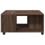 Mesa de centro madera de ingeniería marrón roble 80x80x40 cm by , Coffee table - Ref: Foro24-853179, Price: 81,74 €, Discount: %