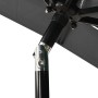 Sombrilla de 3 niveles con poste de aluminio antracita 2x2 m de vidaXL, Sombrillas - Ref: Foro24-313846, Precio: 67,25 €, Des...