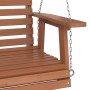 Silla columpio jardín con cadenas de metal madera abeto marrón by , Garden rockers - Ref: Foro24-4008979, Price: 127,47 €, Di...