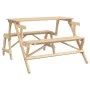 Mesa de picnic bancos 2 en 1 convertible madera maciza abeto by , Garden tables - Ref: Foro24-4008991, Price: 131,32 €, Disco...