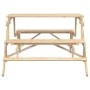 Mesa de picnic bancos 2 en 1 convertible madera maciza abeto by , Garden tables - Ref: Foro24-4008991, Price: 131,32 €, Disco...