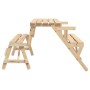 Picknicktisch mit 2-in-1-Bänken, umwandelbar aus massivem Fichtenholz. von , Gartentische - Ref: Foro24-4008991, Preis: 139,5...