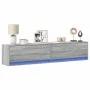 Mueble de TV de pared con LED gris Sonoma 180x31x38 cm by , TV Furniture - Ref: Foro24-3307952, Price: 151,18 €, Discount: %