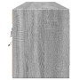 Mueble de TV de pared con LED gris Sonoma 180x31x38 cm von , TV-Möbel - Ref: Foro24-3307952, Preis: 153,55 €, Rabatt: %