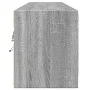 Mueble de TV de pared con LED gris Sonoma 180x31x38 cm by , TV Furniture - Ref: Foro24-3307952, Price: 151,18 €, Discount: %