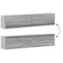 Mueble de TV de pared con LED gris Sonoma 180x31x38 cm von , TV-Möbel - Ref: Foro24-3307952, Preis: 153,55 €, Rabatt: %