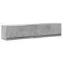 Mueble de TV de pared con LED gris hormigón 180x31x38 cm von , TV-Möbel - Ref: Foro24-3307950, Preis: 160,10 €, Rabatt: %