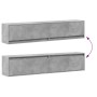 Mueble de TV de pared con LED gris hormigón 180x31x38 cm von , TV-Möbel - Ref: Foro24-3307950, Preis: 160,10 €, Rabatt: %