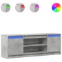 Mueble de TV LED madera ingeniería gris hormigón 139,5x34x50 cm von , TV-Möbel - Ref: Foro24-852197, Preis: 99,64 €, Rabatt: %