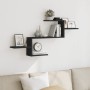 Estante de pared madera de ingeniería negro 104x15x49 cm von , Regale und Regale - Ref: Foro24-853201, Preis: 26,61 €, Rabatt: %