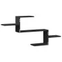 Estante de pared madera de ingeniería negro 104x15x49 cm de , Estantes y estanterías - Ref: Foro24-853201, Precio: 29,79 €, D...