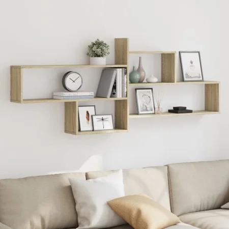 Estantería pared madera ingeniería roble Sonoma 167,5x18x68 cm by , Shelves and shelves - Ref: Foro24-853319, Price: 46,28 €,...