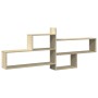 Estantería pared madera ingeniería roble Sonoma 167,5x18x68 cm by , Shelves and shelves - Ref: Foro24-853319, Price: 46,28 €,...