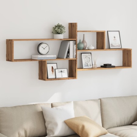 Estante pared madera ingeniería roble artisian 167,5x18x68 cm by , Shelves and shelves - Ref: Foro24-853325, Price: 44,95 €, ...