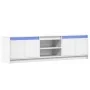 TV-Möbel mit LED-Beleuchtung aus weißem Ingenieurholz 180x34x50 cm von , TV-Möbel - Ref: Foro24-3307912, Preis: 137,65 €, Rab...