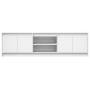 Mueble de TV con LED madera de ingeniería blanco 180x34x50 cm by , TV Furniture - Ref: Foro24-3307912, Price: 142,62 €, Disco...