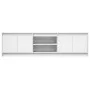 TV-Möbel mit LED-Beleuchtung aus weißem Ingenieurholz 180x34x50 cm von , TV-Möbel - Ref: Foro24-3307912, Preis: 137,65 €, Rab...