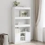 Aparador alto madera de ingeniería blanco 92x33x180 cm de , Librerías y estanterías - Ref: Foro24-3309618, Precio: 108,66 €, ...